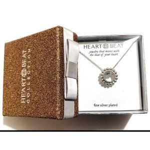 Crystal Heart Beat Necklace